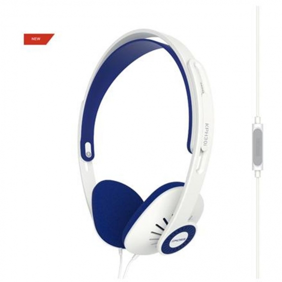 Koss Headphones KPH30iW Headband/On-Ear, 3.5mm (1/8 Zoll), Mikrofon, Weiß,