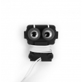Kopfhörer-Set mit Kabelaufroller - Robo Buddy schwarz