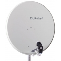 DUR-line MDA 80 Satellitenschüssel hellgrau + Multischalter 1xSAT/8TN