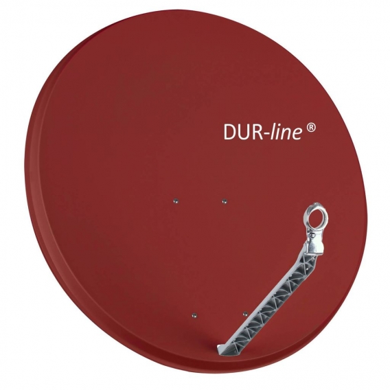DUR-line Select 85/90cm Satellitenschüssel Alu ziegelrot