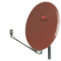 Triax Hit Fesat 85 Ziegelrot Sat-Spiegel Satellitenschüssel Parabolantenne