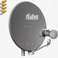 Fuba DAL 802 A Sat Satelliten Anlage Schüssel Twin LNB LMB DEK 217 2 Teilnehmer