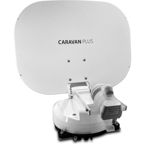 Self Caravan Plus Single              wh | vollautomatische Satelliten Antenne