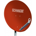 Schwaiger Offset Antenne SPI621.2 Aluminium Ziegelrot Stahl galvanisiert