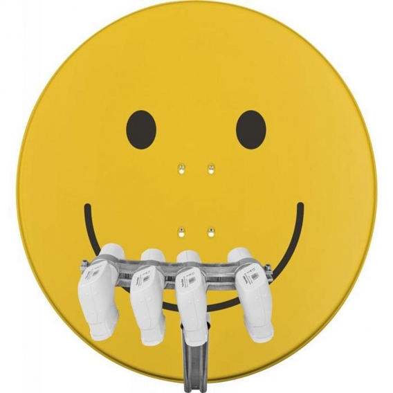 TechniSat SATMAN 850 smiley-gelb+Skytenne