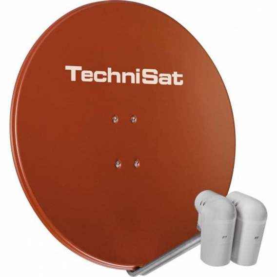 TechniSat Gigatenne 850, 10.7 - 12.75 GHz, 950 - 2150 MHz, 0.6 dB, 850 mm, 6 kg, Rot