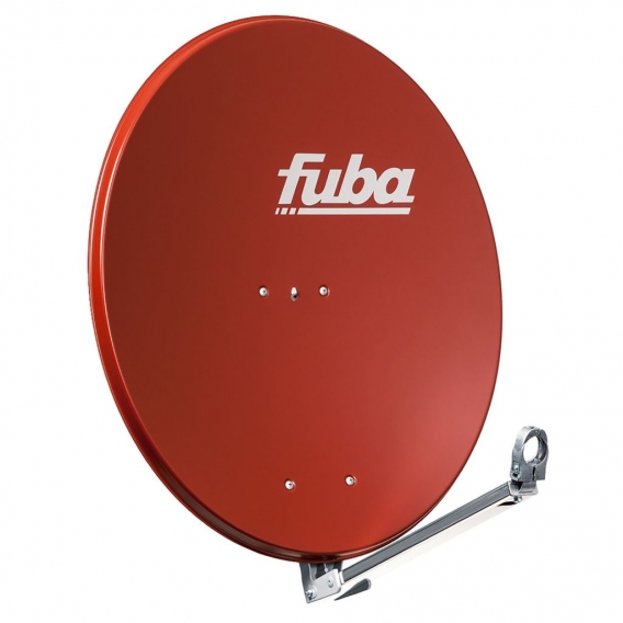 SET Fuba Sat Satelliten Anlage Spiegel Antenne Schüssel ALU DAL800 + LNB 1 - 8 Teilnehmer Rot 1 Teilnehmer