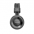 Dudao Earphone On-Ear Ohrhörer Over Ear Headset Headset mit 3,5 Anschluss Kabel AUX schwarz (X21 black)