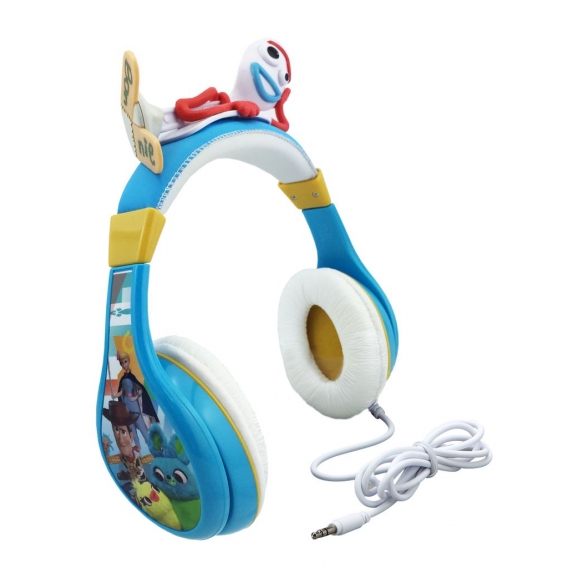 Toy Story 4 Forky Kopfhörer für Kinder mit verstellbarem Kopfband und Lautstärkeregler, perfekt für Schule und Zuhause
