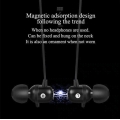 Magnetische Bluetooth-Kopfhörer mit Mikrofon Drahtlose Kopfhörer Sport IPX4 Kopfhörer-Nackenbügel-Headset Für Telefone und Musik