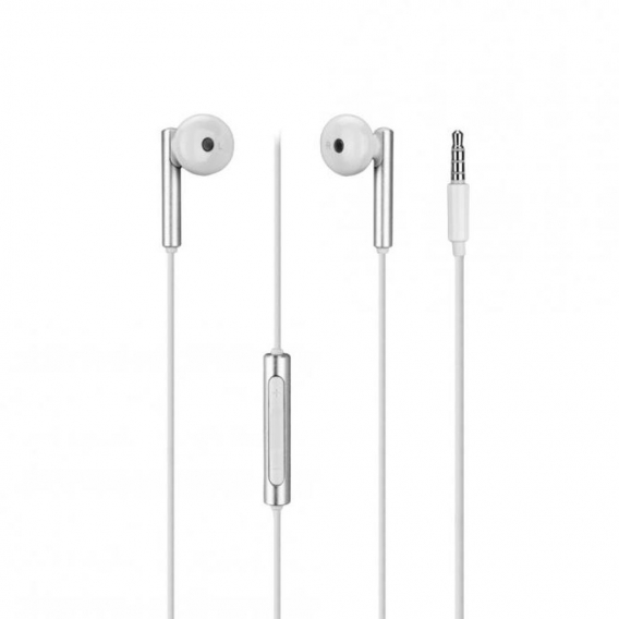 Original Huawei Headset AM16 Metal Version in Weiss für P smart Kopfhörer Ohrhörer geformt Head-Set 3,5mm Stecker Stereo Sound B
