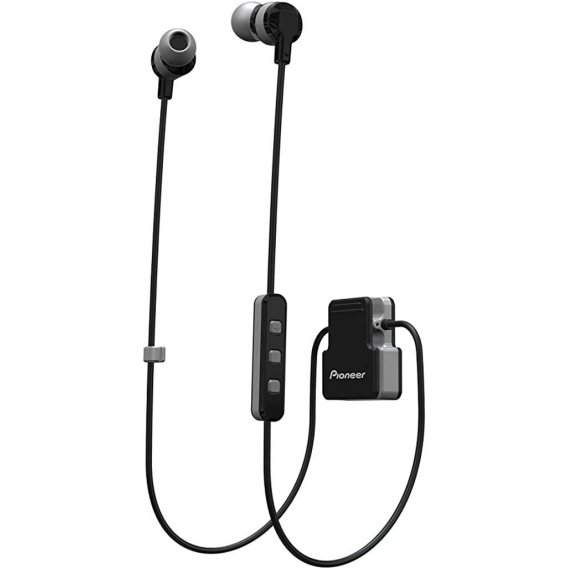 Pioneer se-cl5bt grau drahtloser Bluetooth-Kopfhörer im Clip-on-Design mit ipx4-Mikrofon