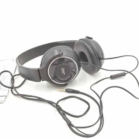 JVC HA-SR225-E Leichter Superior So Kopfhörer mit Fernbedienung und Mikrofon Schwarz (15,99)