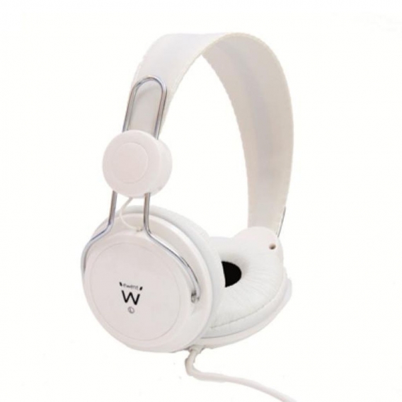 Ewent EW3578, Kopfhörer, Kopfband, Musik, Weiß, Binaural, Verkabelt