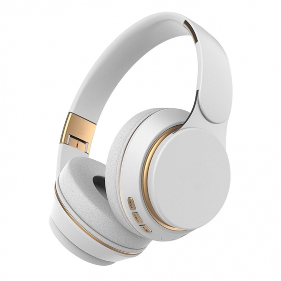 Bluetooth Over Ear Kopfhörer, Wireless Faltbares Stereo Headset, Kabelloser Schalldämmung Kopfhörer mit Eingebautem Mikrofon, On
