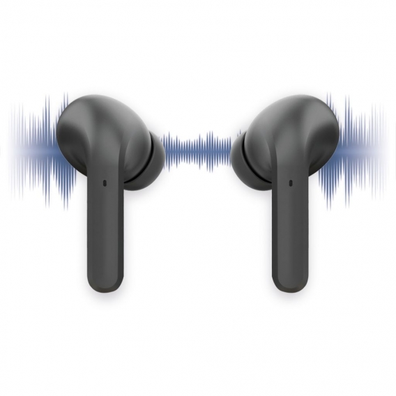 Fontastic Prime TWS In-Ear Kopfhörer mit ANC Shagi inkl Ladebox sw aktive Geräuschunterdrückung komp kabelloses Laden