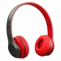 cofi1453® Drahtlose Bluetooth 4.2 Kopfhörer Wireless Headset Stereo On-Ear MP3 MP4 SD-Karte FM kompatibel mit Handys in Rot