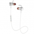 Wireless Running Sports Bluetooth-Headset Stereo-Kopfhörer Silber