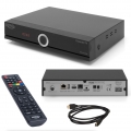 Xoro HRT 8772 TWIN HDD DVB-T2 / DVB-C Receiver mit Festplatteneinschub für TV Aufnahme und Timeshift (3 Monate FREENET TV) + HDM