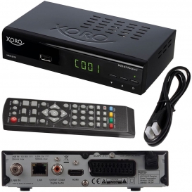 More about XORO Digitaler HD SAT Receiver HRS 2610, DVB-S2, Einkabeltauglich, USB Mediaplayer, LAN, Farbe: Schwarz