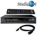 Rumänische TV Sat Receiver MEDIAART- 4 FULL HD vorprogrammiert 19+16+1W HDTV USB