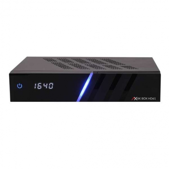 AX 4K-BOX HD61 UHD 2160p E2 Linux Receiver mit 2x Sat (DVB-S2x) Tunern