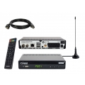 sky vision SL65T DVB-T2 Bundel, Freenet TV, PVR Funktion, HDMI Kabel, passive Antenne