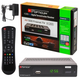 More about RED Opticum HD AX500 HEVC H.265 "Freenet TV"DVB-T/T2 Receiver