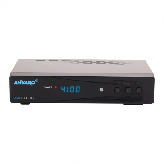 Ankaro ANK DSR 2100 Digitaler 1080p Full HD USB HDMI PVR DVB-S2 Satelliten Receiver Schwarz