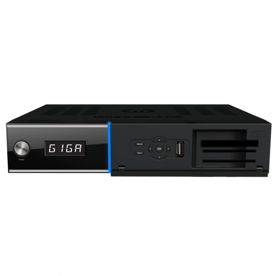 Gigablue UHD TRIO 4K 1xDVB-S2X MS 1xDVB-C/T2 Tuner 1200Mbit Wlan E2 Linux Receiver Schwarz