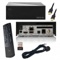 VU+ ZERO 4K 1x DVB-S2X Multistream Tuner Linux SAT Receiver Schwarz + PremiumX PX150 MINI W-Lan Stick Wireless USB