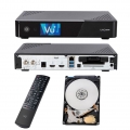Vu+ Uno 4K SE 1x DVB-C FBC Twin Tuner PVR Ready Linux Kabelreceiver mit HDD 1TB Festplatte