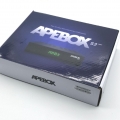 Apebox S2 Full HD 1080p H.265 LAN WiFi TV IP 1x DVB-S2 Sat Receiver Schwarz