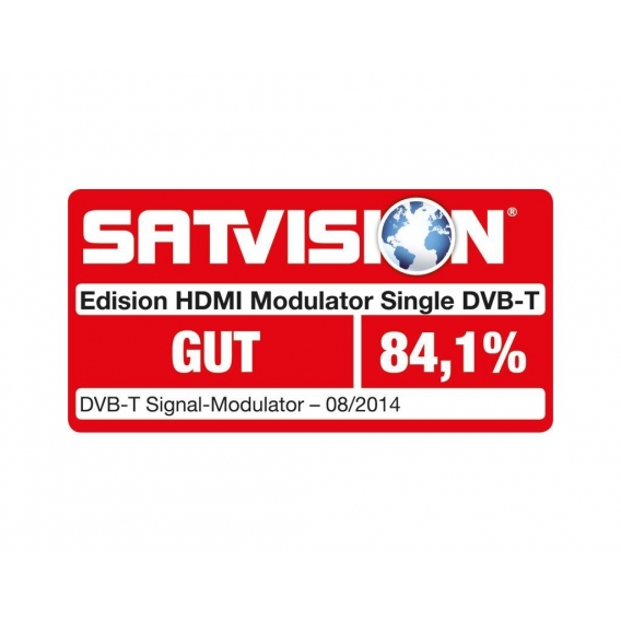 Edision HDMI Modulator single HDMI auf DVB-T (Full HD, HDTV, USB, MPEG4) schwarz