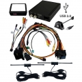DVBT2-H265 Tuner (nur öffentlich-rechtliche Sender) & Multimedia-Interface mit USB, RFK- / AV-In für Mercedes Comand APS NTG2