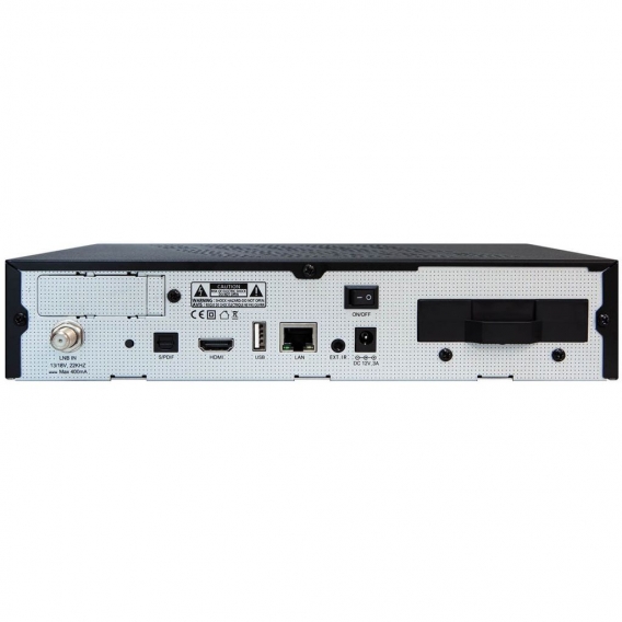 AB PULSe 4K UHD 1xDVB-S2X Sat Receiver (Linux E2, PVR, H.265, HDR10, CI, LAN, schwarz)