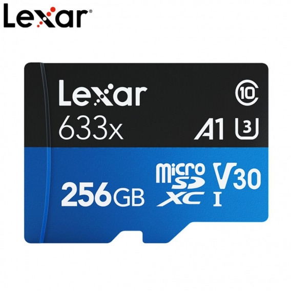 Lexar 633x 256 GB TF-Karte Hochleistungs-Micro-SD-Karte Klasse 10 U3 A1 V30 Hochgeschwindigkeits-TF-Karte fuer Telefonkamera-Das