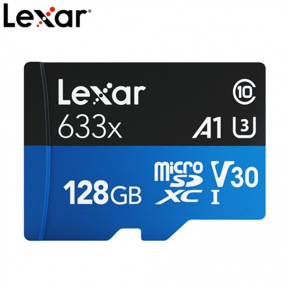 Lexar 633x 128 GB TF-Karte Hochleistungs-Micro-SD-Karte Klasse 10 U3 A1 V30 Hochgeschwindigkeits-TF-Karte fuer Telefonkamera-Das