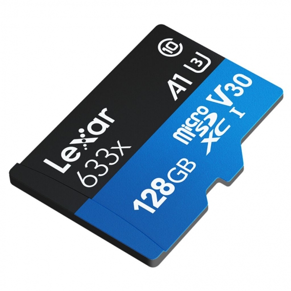 Lexar 633x 128 GB TF-Karte Hochleistungs-Micro-SD-Karte Klasse 10 U3 A1 V30 Hochgeschwindigkeits-TF-Karte fuer Telefonkamera-Das