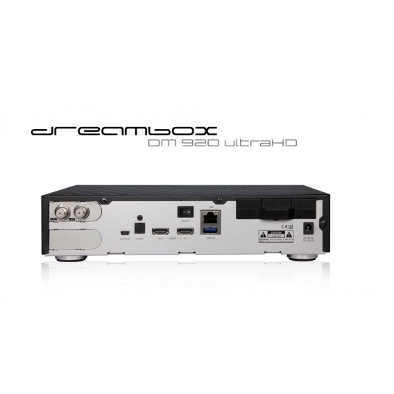 Dreambox DM920 UHD 4K 1xDVB-S2X-MS / 1xTriple S2X-MS Tuner E2 Linux 5 TB HDD Receiver