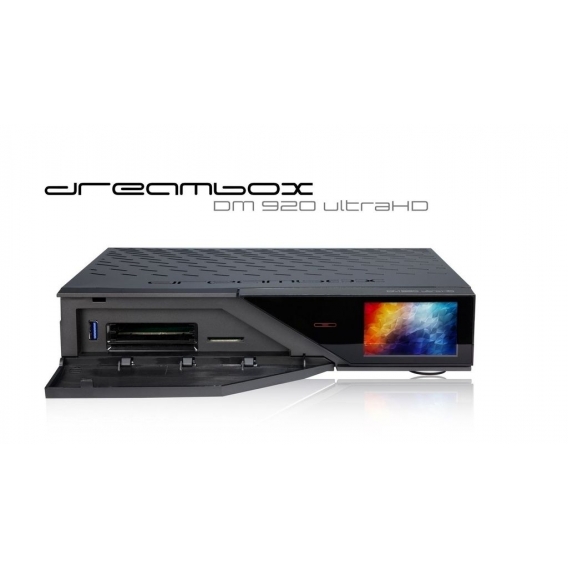 Dreambox DM920 UHD 4K 1x DVB-S2 Dual / 1x DVB-C FBC Tuner E2 Linux 500 GB HDD Receiver