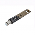 M.2 NVME zu USB3.0 Mobile Adapter Card Converter Kartenunterstuetzung M.2 PCIE-Schnittstelle (Schluessel M) NVME SSD unterstuetz