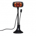 Drive-free Web Camera 479P USB Webcam with Microphone Light Supplement Lamp for Desktop Computer Laptop Plug and Play