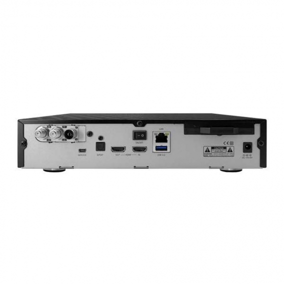 Dreambox DM900 RC20 UHD 4K E2 Linux PVR 2xDVB-S2X 1xDVB-C/T2 Triple MS Tuner Receiver Schwarz