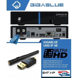 More about GigaBlue UHD IP 4K USB HDMI SD Karte 1x DVB-S2X Single Tuner + Wlan USB 600 Mbit/s