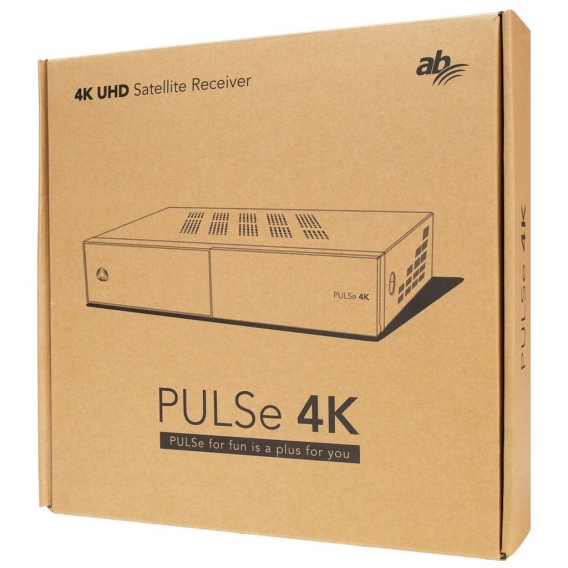 AB Pulse 4K UHD Combo Receiver 1x DVB-S2X Sat 1x DVB-C/T2 Kabel + Open ATV 6.4 + 1TB