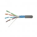 Packung mit 100 mts Flexibles FTP-Kabel zur Datenübertragung Cat 5e Electro Dh 49.112/F 8430552075683