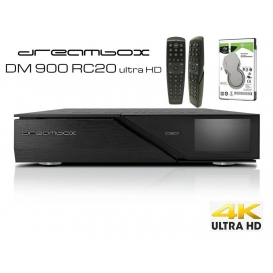 More about Dreambox DM900 RC20 UHD 4K 1x Dual DVB-S2X MS Tuner + 1TB HDD