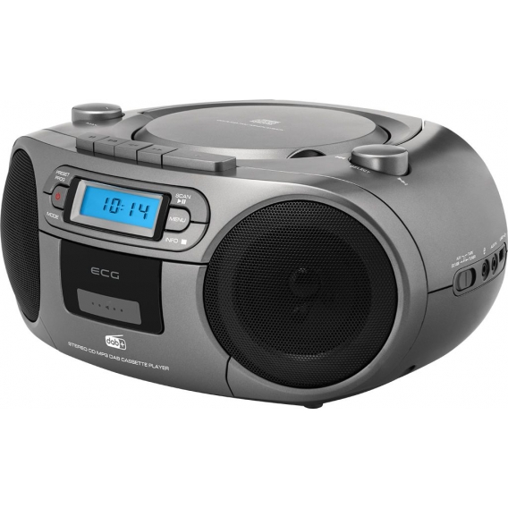 ECG CDR 999 DAB DAB+ / FM-Radio mit CD/Kassetten-player