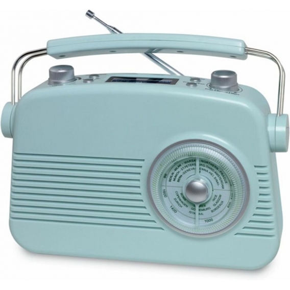 Terris Vintage-Radio mit Bluetooth und DAB+ - blau